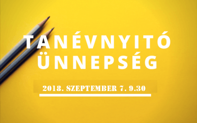 Tanévnyitó