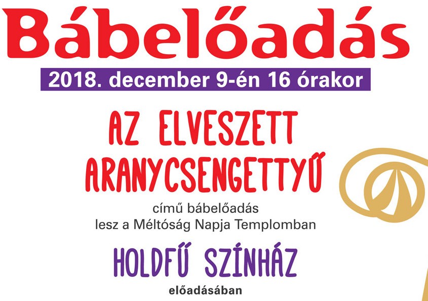 Bábszínház Kispesten 2018. december 9-én 16 órakor