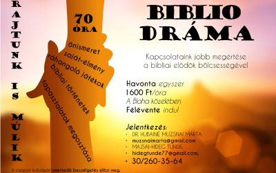 Bibliodráma-csoport indul
