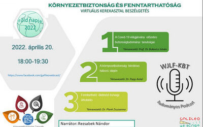 Föld napja 2022 – Környezetbiztonság és fenntarthatóság