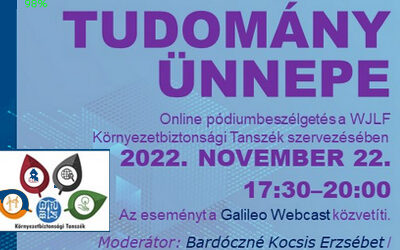 A magyar tudomány ünnepe Környezetbiztonsági Tanszékünkön
