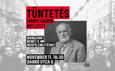 Demonstráció a Dankó utcában