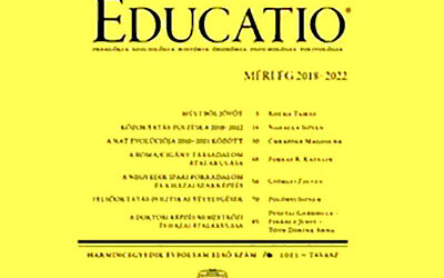 Wesleys tanulmányok az Educatio folyóirat legújabb számában