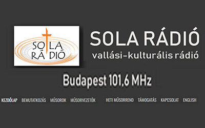Beszélgetés Nagy Péter Tiborral a „Sola” rádióban